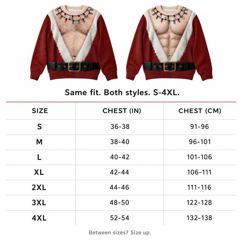 CheekyClaus Christmas sweater