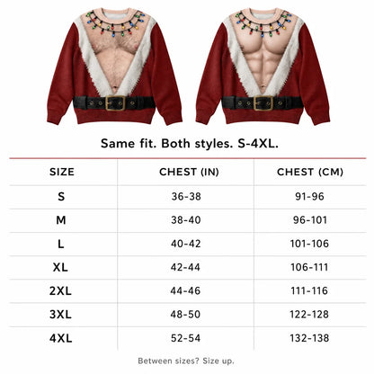 CheekyClaus Christmas sweater
