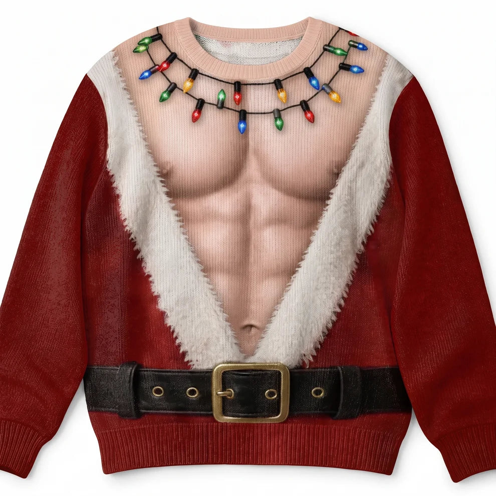 CheekyClaus Christmas sweater