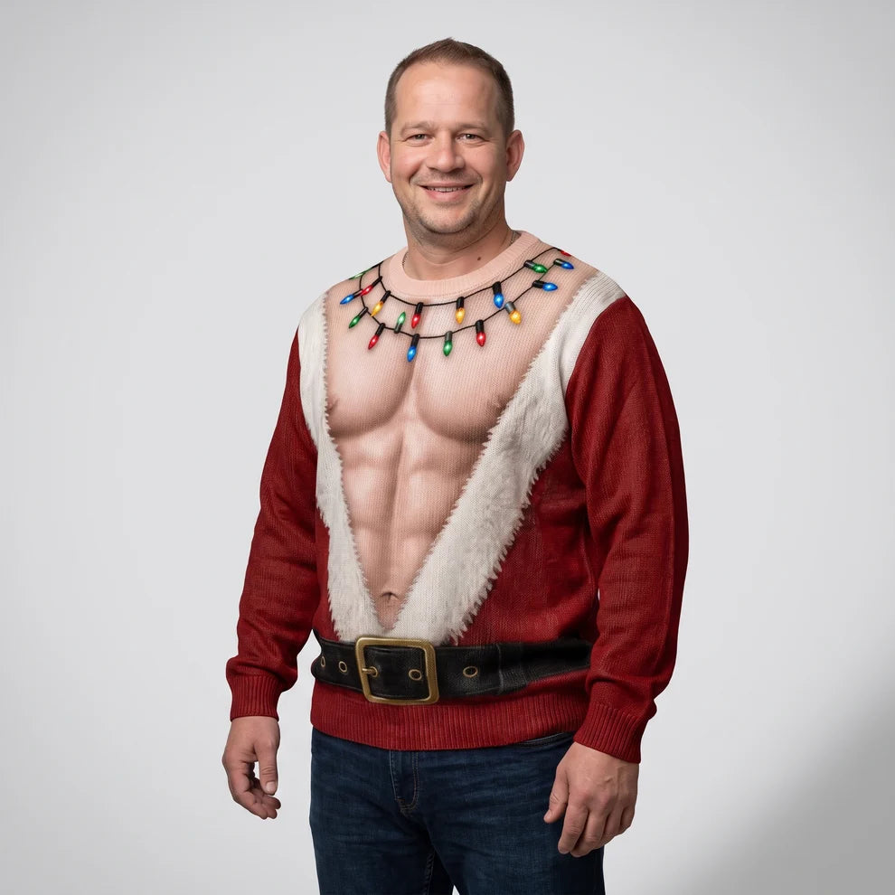 CheekyClaus Christmas sweater